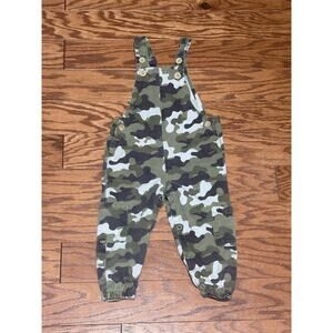 Baby Rebels Unisex Baby Green Camo Camouflage Overalls One Piece, Size 24M
